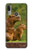 W3917 Capybara Family Giant Guinea Pig Hülle Schutzhülle Taschen und Leder Flip für Motorola Moto E6 Plus, Moto E6s