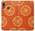 W3946 Seamless Orange Pattern Hülle Schutzhülle Taschen und Leder Flip für Motorola Moto E6 Plus, Moto E6s