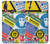 W3960 Safety Signs Sticker Collage Hülle Schutzhülle Taschen und Leder Flip für Motorola Moto E6 Plus, Moto E6s