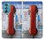 W3925 Collage Vintage Pay Phone Hülle Schutzhülle Taschen und Leder Flip für Motorola Edge 30
