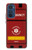 W3957 Emergency Medical Service Hülle Schutzhülle Taschen und Leder Flip für Motorola Edge 30