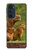W3917 Capybara Family Giant Guinea Pig Hülle Schutzhülle Taschen und Leder Flip für Motorola Edge 30 Pro