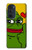 W3945 Pepe Love Middle Finger Hülle Schutzhülle Taschen und Leder Flip für Motorola Edge 30 Pro