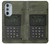 W3959 Military Radio Graphic Print Hülle Schutzhülle Taschen und Leder Flip für Motorola Edge 30 Pro
