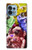 W3914 Colorful Nebula Astronaut Suit Galaxy Hülle Schutzhülle Taschen und Leder Flip für Motorola Edge+ (2023), X40, X40 Pro, Edge 40 Pro