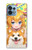 W3918 Baby Corgi Dog Corgi Girl Candy Hülle Schutzhülle Taschen und Leder Flip für Motorola Edge+ (2023), X40, X40 Pro, Edge 40 Pro