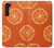 W3946 Seamless Orange Pattern Hülle Schutzhülle Taschen und Leder Flip für Motorola Edge