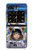 W3915 Raccoon Girl Baby Sloth Astronaut Suit Hülle Schutzhülle Taschen Flip für Motorola Moto Razr 2022