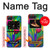 W3926 Colorful Tulip Oil Painting Hülle Schutzhülle Taschen Flip für Motorola Moto Razr 2022