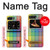 W3942 LGBTQ Rainbow Plaid Tartan Hülle Schutzhülle Taschen Flip für Motorola Moto Razr 2022