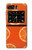 W3946 Seamless Orange Pattern Hülle Schutzhülle Taschen Flip für Motorola Moto Razr 2022