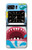 W3947 Shark Helicopter Cartoon Hülle Schutzhülle Taschen Flip für Motorola Moto Razr 2022