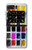 W3956 Watercolor Palette Box Graphic Hülle Schutzhülle Taschen Flip für Motorola Moto Razr 2022