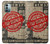 W3937 Text Top Secret Art Vintage Hülle Schutzhülle Taschen und Leder Flip für Nokia G11, G21