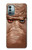 W3940 Leather Mad Face Graphic Paint Hülle Schutzhülle Taschen und Leder Flip für Nokia G11, G21