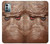 W3940 Leather Mad Face Graphic Paint Hülle Schutzhülle Taschen und Leder Flip für Nokia G11, G21