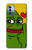 W3945 Pepe Love Middle Finger Hülle Schutzhülle Taschen und Leder Flip für Nokia G11, G21