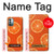 W3946 Seamless Orange Pattern Hülle Schutzhülle Taschen und Leder Flip für Nokia G11, G21