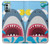 W3947 Shark Helicopter Cartoon Hülle Schutzhülle Taschen und Leder Flip für Nokia G11, G21