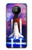 W3913 Colorful Nebula Space Shuttle Hülle Schutzhülle Taschen und Leder Flip für Nokia 5.3