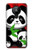 W3929 Cute Panda Eating Bamboo Hülle Schutzhülle Taschen und Leder Flip für Nokia 5.3