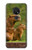 W3917 Capybara Family Giant Guinea Pig Hülle Schutzhülle Taschen und Leder Flip für Nokia 7.2