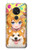 W3918 Baby Corgi Dog Corgi Girl Candy Hülle Schutzhülle Taschen und Leder Flip für Nokia 7.2