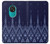W3950 Textile Thai Blue Pattern Hülle Schutzhülle Taschen und Leder Flip für Nokia 7.2