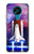 W3913 Colorful Nebula Space Shuttle Hülle Schutzhülle Taschen und Leder Flip für Nokia 3.4