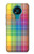 W3942 LGBTQ Rainbow Plaid Tartan Hülle Schutzhülle Taschen und Leder Flip für Nokia 3.4