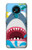 W3947 Shark Helicopter Cartoon Hülle Schutzhülle Taschen und Leder Flip für Nokia 3.4