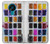 W3956 Watercolor Palette Box Graphic Hülle Schutzhülle Taschen und Leder Flip für Nokia 3.4
