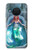 W3911 Cute Little Mermaid Aqua Spa Hülle Schutzhülle Taschen und Leder Flip für Nokia X20