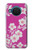 W3924 Cherry Blossom Pink Background Hülle Schutzhülle Taschen und Leder Flip für Nokia X20