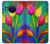 W3926 Colorful Tulip Oil Painting Hülle Schutzhülle Taschen und Leder Flip für Nokia X20