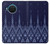 W3950 Textile Thai Blue Pattern Hülle Schutzhülle Taschen und Leder Flip für Nokia X20