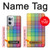 W3942 LGBTQ Rainbow Plaid Tartan Hülle Schutzhülle Taschen und Leder Flip für OnePlus Nord CE 2 5G