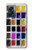 W3956 Watercolor Palette Box Graphic Hülle Schutzhülle Taschen und Leder Flip für OnePlus Nord N300