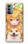W3918 Baby Corgi Dog Corgi Girl Candy Hülle Schutzhülle Taschen und Leder Flip für OnePlus Nord N200 5G