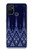 W3950 Textile Thai Blue Pattern Hülle Schutzhülle Taschen und Leder Flip für OnePlus Nord N100