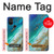 W3920 Abstract Ocean Blue Color Mixed Emerald Hülle Schutzhülle Taschen und Leder Flip für OnePlus Nord N10 5G