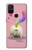 W3923 Cat Bottom Rainbow Tail Hülle Schutzhülle Taschen und Leder Flip für OnePlus Nord N10 5G