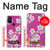 W3924 Cherry Blossom Pink Background Hülle Schutzhülle Taschen und Leder Flip für OnePlus Nord N10 5G