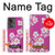 W3924 Cherry Blossom Pink Background Hülle Schutzhülle Taschen und Leder Flip für OnePlus Nord 2T