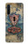 W3955 Vintage Keyhole Weather Door Hülle Schutzhülle Taschen und Leder Flip für OnePlus Nord