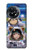 W3915 Raccoon Girl Baby Sloth Astronaut Suit Hülle Schutzhülle Taschen und Leder Flip für OnePlus 11R