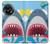 W3947 Shark Helicopter Cartoon Hülle Schutzhülle Taschen und Leder Flip für OnePlus 11R