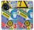W3960 Safety Signs Sticker Collage Hülle Schutzhülle Taschen und Leder Flip für OnePlus 11R