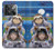 W3915 Raccoon Girl Baby Sloth Astronaut Suit Hülle Schutzhülle Taschen und Leder Flip für OnePlus 10T