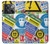 W3960 Safety Signs Sticker Collage Hülle Schutzhülle Taschen und Leder Flip für OnePlus 10T